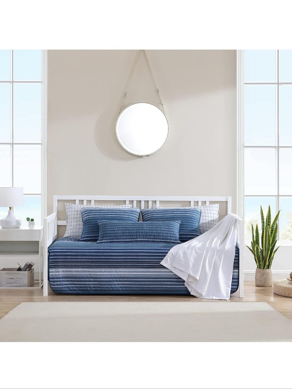 Nautica - Daybed Bedding Sets, Cotton Reversible Bed Set with Matching Shams